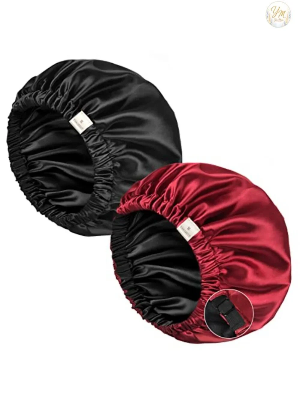 Satin Hair Bonnet for Sleeping - Adjustable Double Layer Silk Feeling